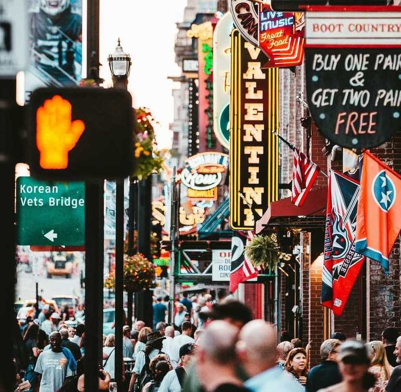 Image of downtown Nashville, TN